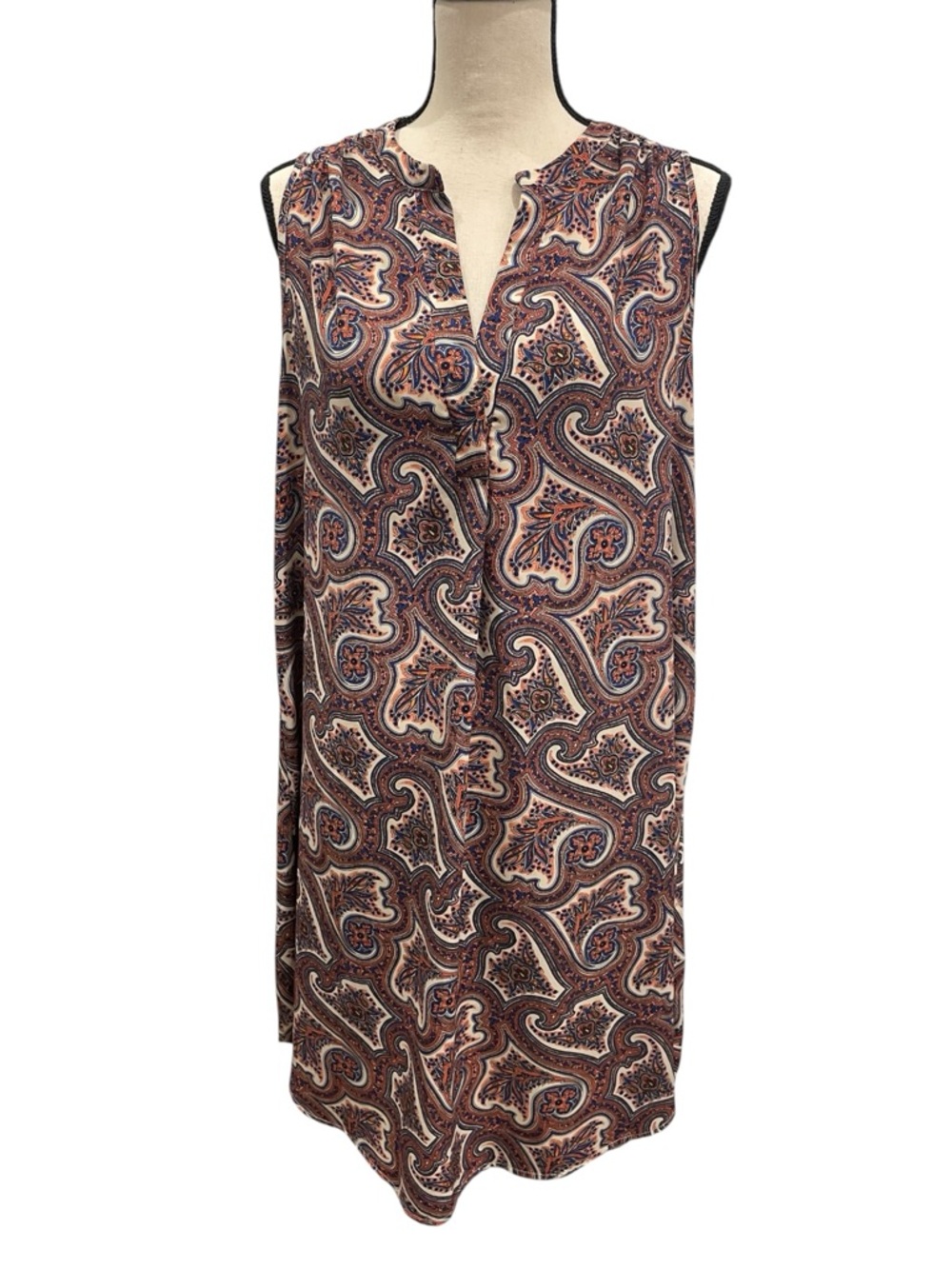 Philosophy Paisley Print Multicolor Shift Dress